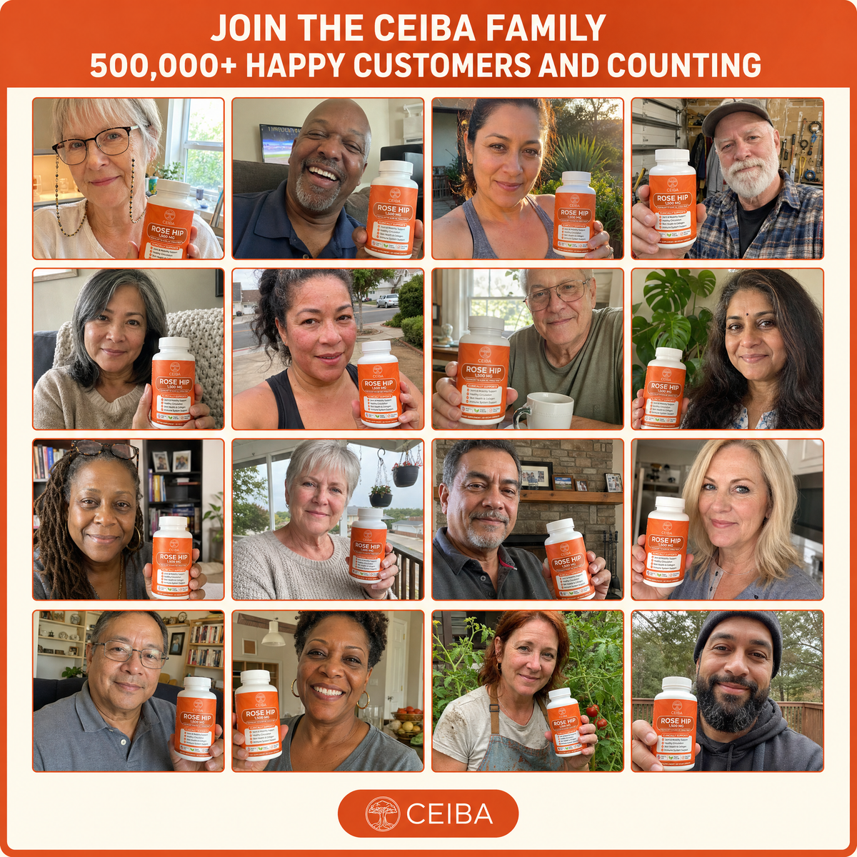 Ceiba Rose Hip Powder Capsules